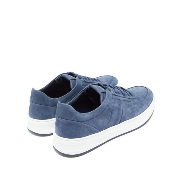 トッズ Tod S メンズ スニーカー シューズ 靴 Chunky Sole Nubuck Trainers Blue Agronature Fr