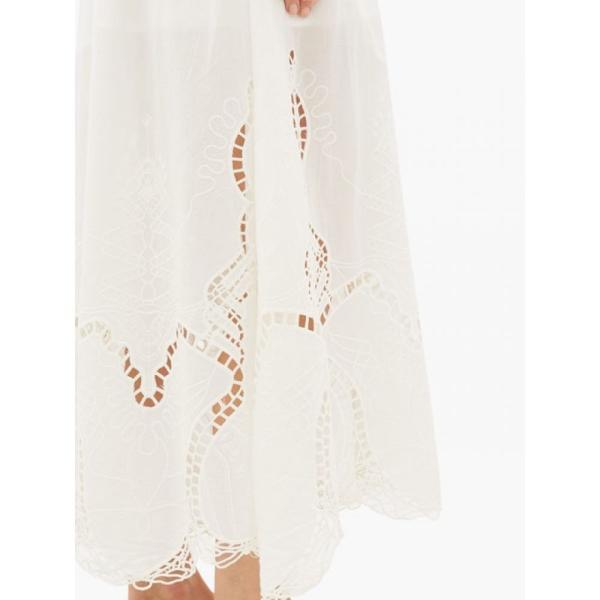 ロードリゾート Rhode レディース ビーチウェア ワンピース ドレス 水着 ビーチウェア Liam Plunge Neck Broderie Anglaise Cotton Dress Ivory Www Unipymes Com