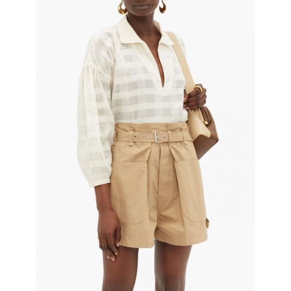 ラダブルジェー La Doublej レディース ひざ丈スカート スカート Love Pineapple Print Cotton Poplin Skirt Blue Www Unipymes Com