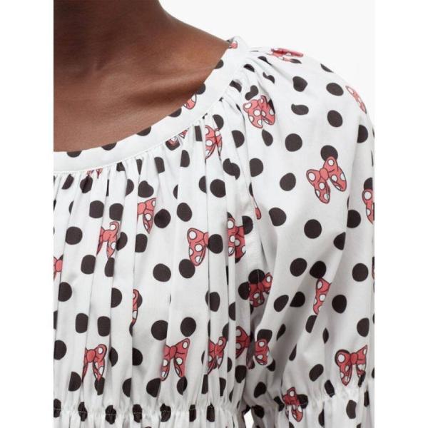 お得な特別割引価格 Des Gathered ワンピース ドレス Girl デ コム ギャルソン Girl Comme ミドル丈 ワンピース ドレス Disney Print Garcons Midi レディース ワンピース Gathered Cotton Dress White Hb フェルマート Fermart 2号店