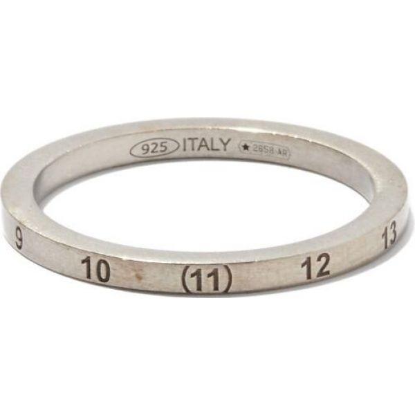 メゾン マルジェラ Maison Margiela メンズ 指輪 リング ジュエリー アクセサリー Number Engraved Brushed Silver Ring Silver Hb フェルマート Fermart 2号店 通販 Yahoo ショッピング