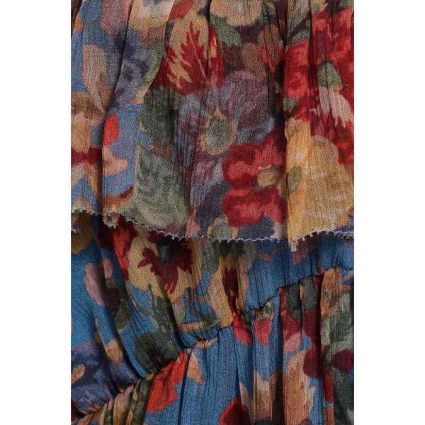 ワンピース ドレス Silk Georgette Cutout ジマーマン ファッション レディース Zimmermann Silk Georgette Floral Print Multicolor ワンピース Dress Fermart Lo Ff08f フェルマート ワンピース Mini 2号店