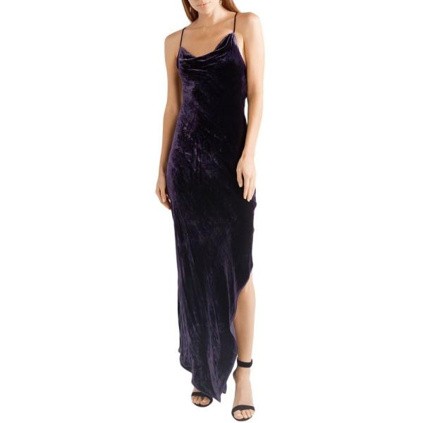 ファン カルロス オバンド Juan ミドル丈 Carlos ミドル丈 Obando レディース ワンピース Obando ミドル丈 ワンピース ドレス Velvet Midi Dress Dark Purple Lo Ff11dfdd フェルマート Fermart 2号店