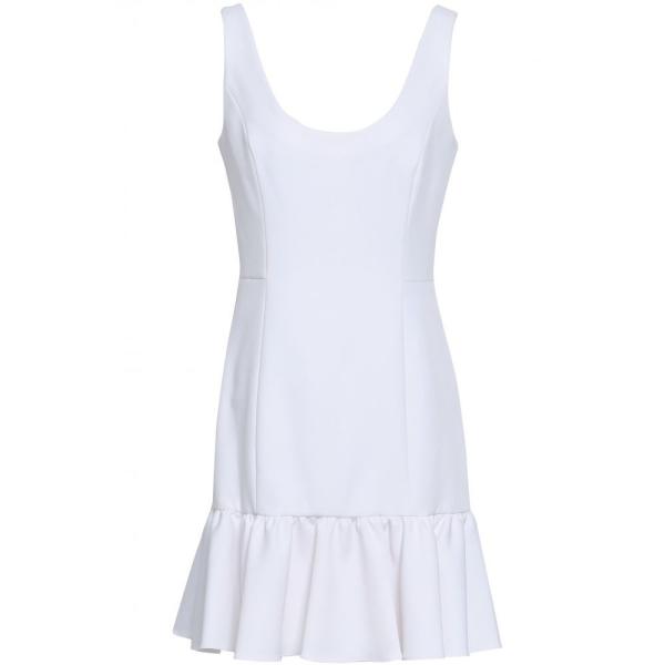 ミリー Fluted Milly レディース ワンピース ワンピース ドレス Fluted Dress Stretch Crepe Mini ワンピース Dress White Lo Fff8 フェルマート Fermart 2号店