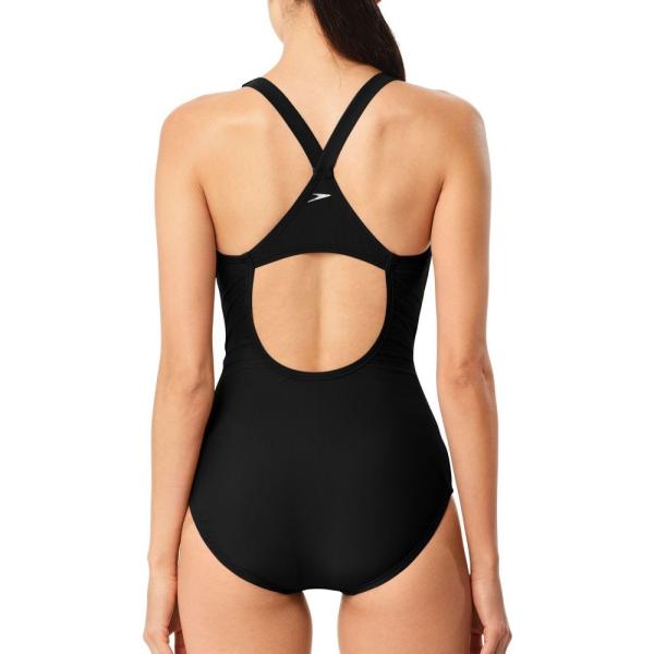 スピード Speedo レディース ワンピース Vネック 水着 ビーチウェア V Neck One Piece Swimsuit Black Erhamah Com
