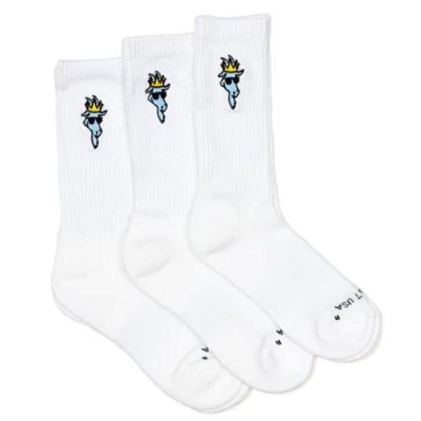今月限定 特別大特価 ゴート Usa Goat Usa レディース ラクロス Og Socks White 高い品質 Coursprivesedme Com