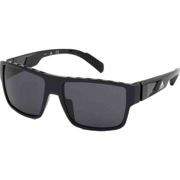 アディダス adidas ユニセックス スポーツサングラス Sport Flat Top Sunglasses Black