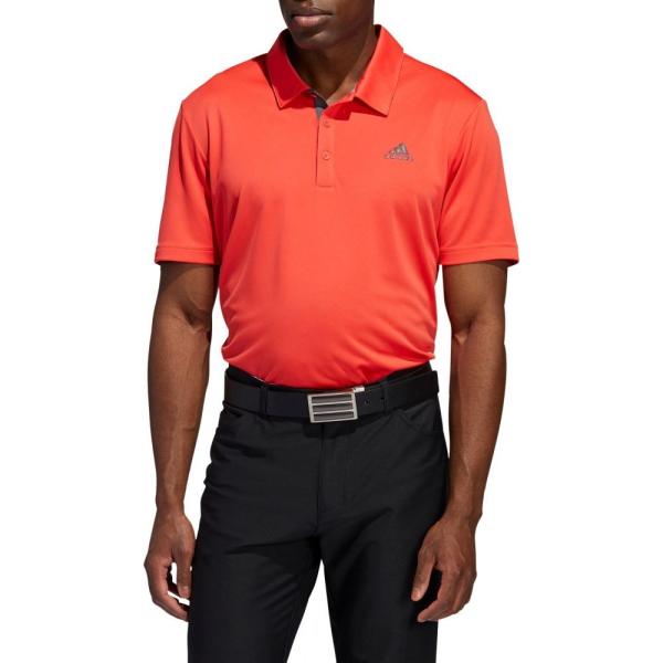 adidas men's drive novelty heather golf polo