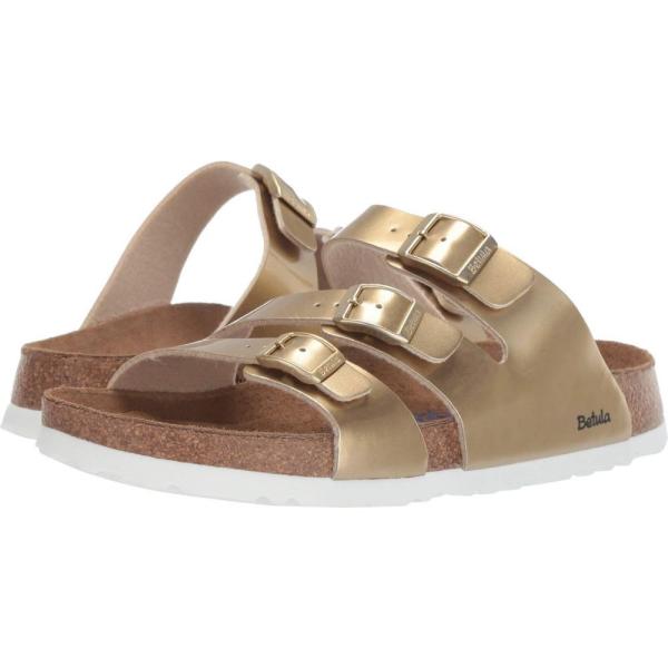 値引きする ビルケンシュトック Betula Licensed By Birkenstock レディース サンダル ミュール シューズ 靴 Leo Soft Metal Gold Birko バーゲン Begrove Com