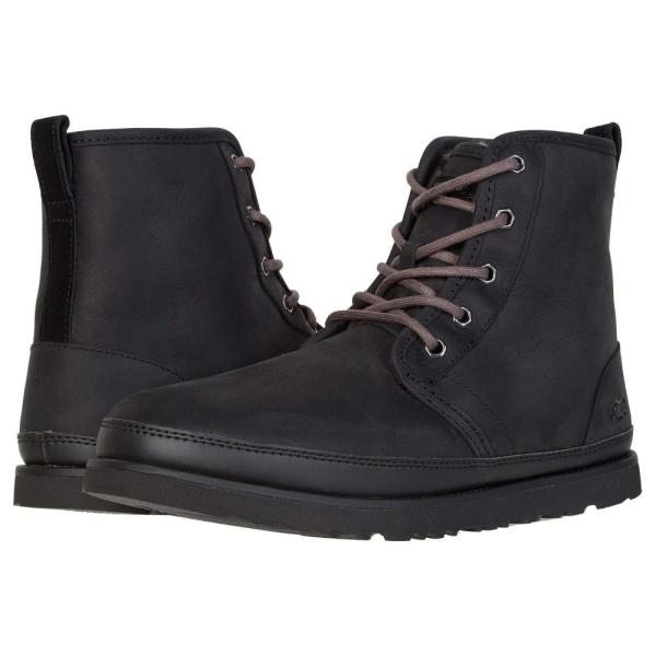 高い素材 のアグ シューズ 靴 メンズ その他ブーツ Harkley Ugg Waterproof Tnl メンズファッション Black Sh2 1727 フェルマート シューズ ブーツ Black Fermart
