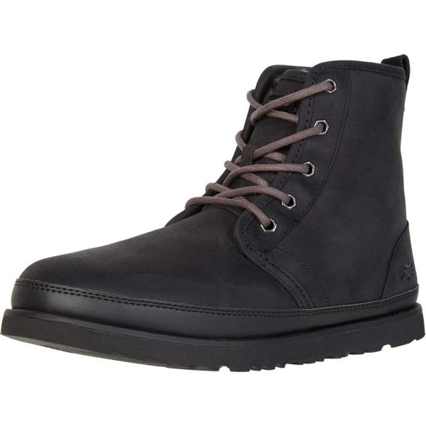 高い素材 のアグ シューズ 靴 メンズ その他ブーツ Harkley Ugg Waterproof Tnl メンズファッション Black Sh2 1727 フェルマート シューズ ブーツ Black Fermart