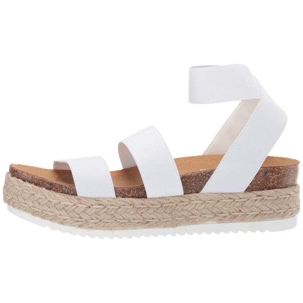 スティーブ マデン Steve Madden レディース エスパドリーユ シューズ 靴 Kimmie Espadrille Sandal White Isequipment Cl