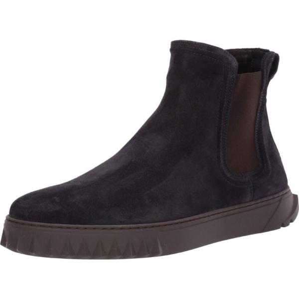Ferragamo ブーツ フェラガモ Salvatore シューズ 靴 サルヴァトーレ Boot メンズ Talos Talos ファッション チェルシーブーツ Navy Chelsea Boot Suede Sh2 500 フェルマート Fermart 2号店