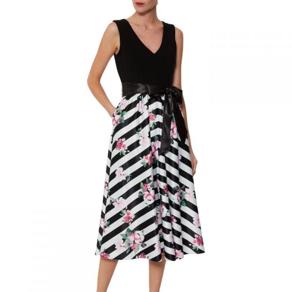 バッコーニ ノースリーブ Carlina ジーナ ワンピース Gina レディース Bacconi Carlina Satin Bacconi Ap2 Ff3c フェルマート Dress ワンピース ドレス Multi Coloured Fermart 3号店