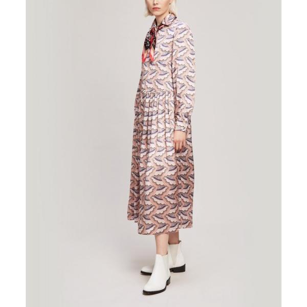 リバティ Satin Liberty London London レディース レディース ワンピース シャツワンピース ワンピース ドレス Nocturne Cecil Silk Satin Shirt Dress Ap3 Ff64f フェルマート Fermart 3号店