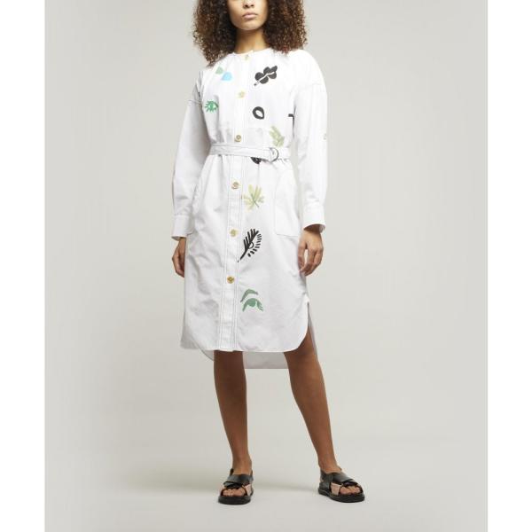 マルニ ワンピース Marni レディース ワンピース ワンピース ドレス Faces Faces Print ファッション Belted Cotton Poplin Dress Ap3 Ffe8c47d19 フェルマート Fermart 3号店