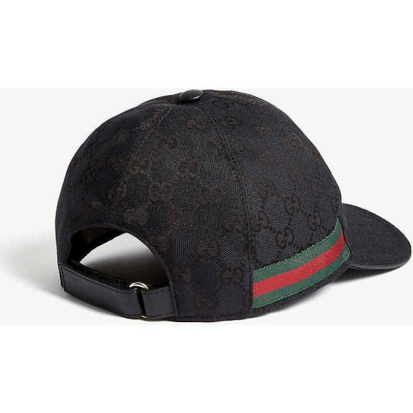 gucci gg web stripe baseball cap