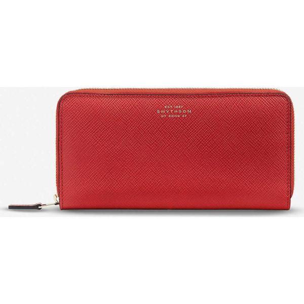 国内正規別注品 財布 レディース スマイソン Zip Purse Leather Large Smythson Red Panama Gn0wd 純正品販売中 Europub Co Uk