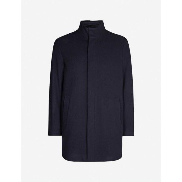 アルマーニ Emporio Armani アウター ファッション メンズ コート アウター Two In One Two In One Wool Blend Coat Navy Ap5 026 フェルマート Fermart 3号店