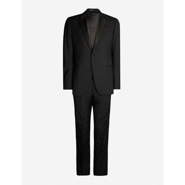 クーポン対象外 Armani アルマーニ Wool メンズ Emporio Emporio Black Suit アウター Fermart M Line メンズファッション Ap5 010 フェルマート メンズ スーツ ジャケット 3号店