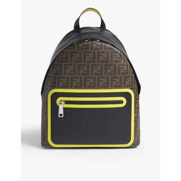 フェンディ Fendi Brown Fendi メンズ バックパック リュック バッグ Ff Logo Ff Print Backpack Brown Ap5 381 フェルマート Fermart 3号店
