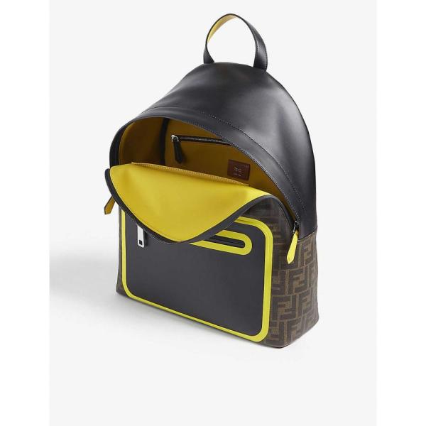 フェンディ Fendi Brown Fendi メンズ バックパック リュック バッグ Ff Logo Ff Print Backpack Brown Ap5 381 フェルマート Fermart 3号店