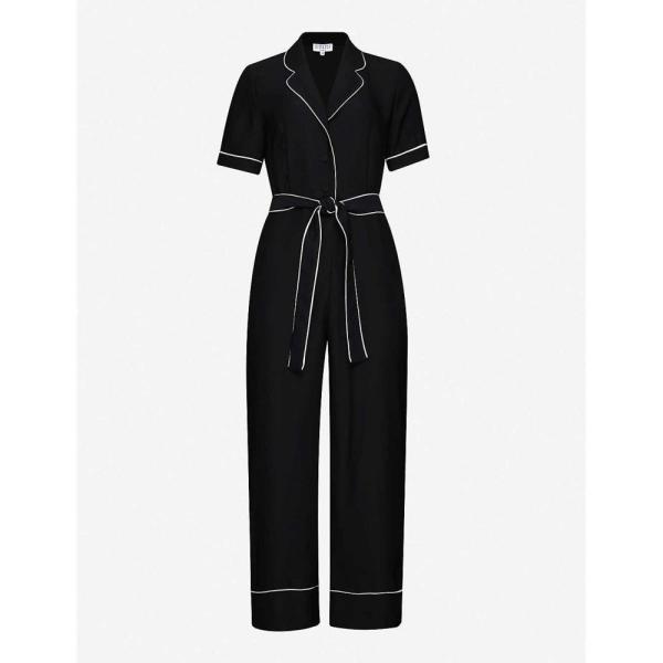 正規逆輸入品 クローディ ピエルロ Claudie Pierlot レディース オールインワン ジャンプスーツ ワンピース ドレス James Belted Woven Jumpsuit Black 年新作
