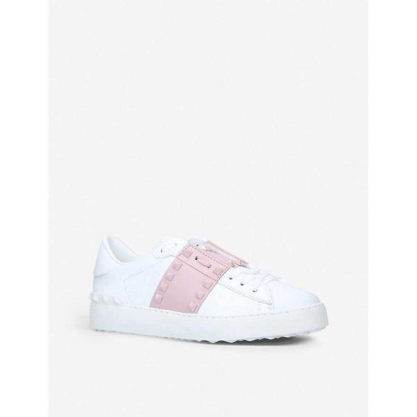 pink and white valentino trainers