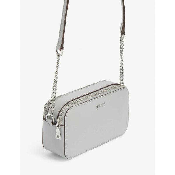 ニューヨーク レディース ダナ キャラン Grey Leather バッグ ショルダーバッグ ニューヨーク Double Zip カメラバッグ Bag Bryant Dkny Leather Camera Grey Melange Ap5 172 フェルマート Fermart 3号店