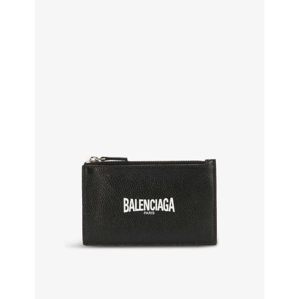 販売注文 財布 メンズ バレンシアガ Zipped Wallet Leather White Teen Skate Eaisg Black Balenciaga 安く売り切れ Jlt Polinema Org
