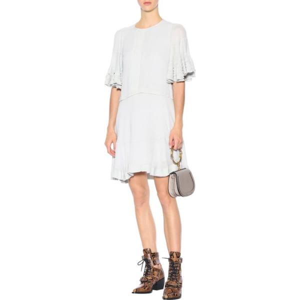 クロエ ワンピース ドレス Airy Dress ノースリーブ Hb4 P0037 フェルマート レディース レディース Grey Crepe Crepe ワンピース 3号店 Fermart