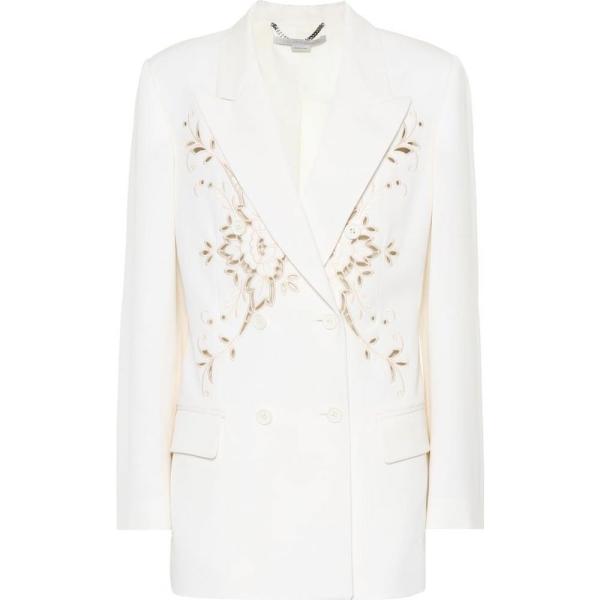 ステラ マッカートニー Stella Ivory Mccartney Embroidered レディース スーツ ジャケット アウター ファッション Embroidered Wool Blazer Ivory Hb4 P フェルマート Fermart 3号店