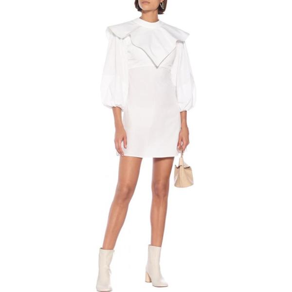 Ellery Cotton Odell ファッション Cotton ワンピース ワンピース ドレス Fermart Hb4 P フェルマート 3号店 White White Minidress エラリー レディース