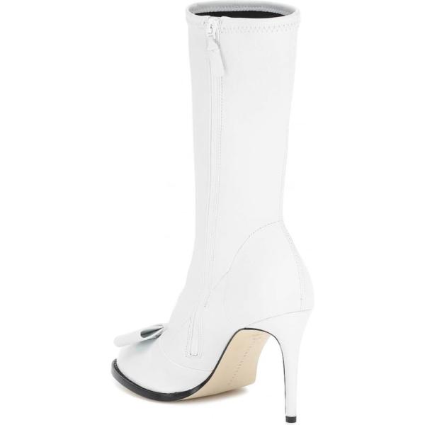 ヴィクトリア Boots ベッカム Victoria Beckham レディース ブーツ ショートブーツ ショートブーツ シューズ 靴 ブーツ Onyx 90 Leather Ankle Boots White Hb4 P フェルマート Fermart 3号店