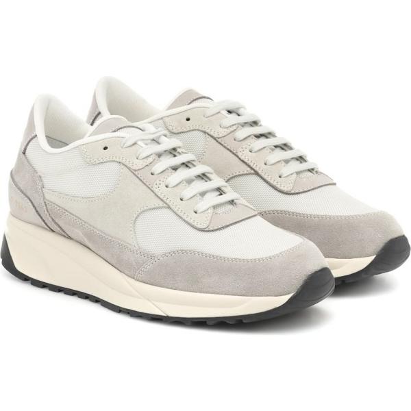 コモン プロジェクト スニーカー Sneakers Common Projects レディース スニーカー Mesh シューズ 靴 Track Classic Suede And Mesh Sneakers Grey Hb4 P フェルマート Fermart 3号店