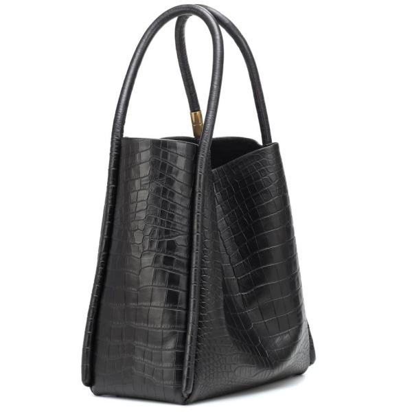 レディース Boyy ボーイ 36 トートバッグ Lotus トートバッグ バッグ Black Tote Boyy ボーイ Fermart Hb4 P フェルマート Croc Effect Leather 3号店