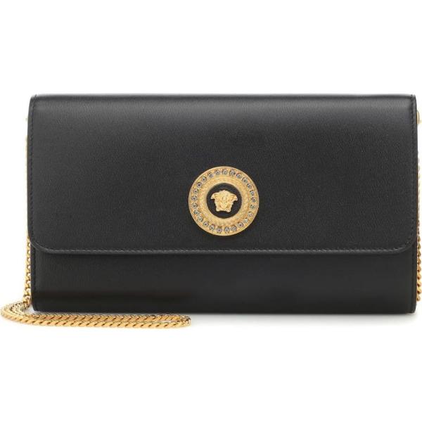 ヴェルサーチ Versace Nero レディース クラッチバッグ メデューサ バッグ ファッション バッグ Medusa Leather Clutch Nero Oro Hb4 P フェルマート Fermart 3号店