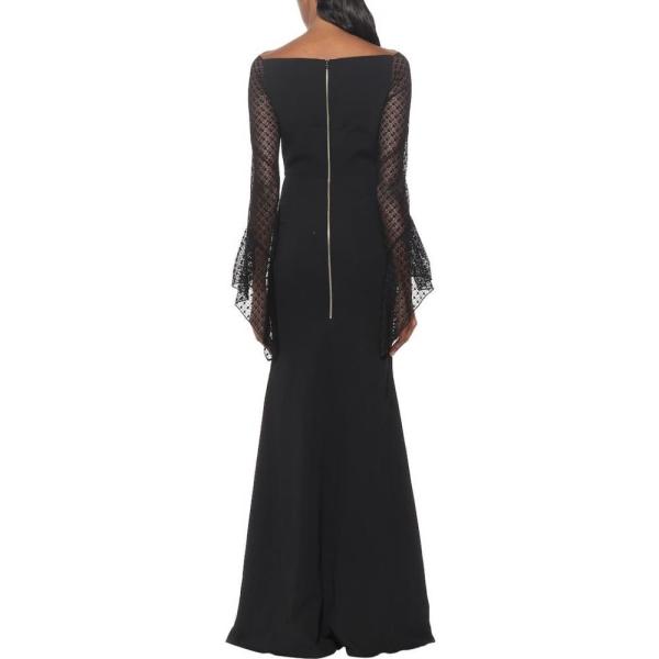 Mouret Roland ローラン パーティードレス Crepe Crepe Mouret ワンピース ドレス ムレ ドレス ブライダル Hafren Gown Lace レディース And Black Hb4 P フェルマート Fermart 3号店