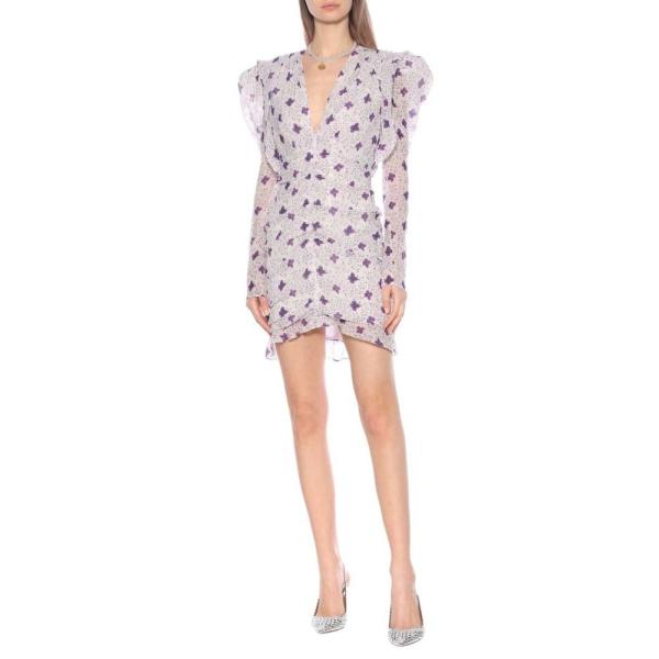 有名な高級ブランド本物 のイザベル マラン Isabel Marant レディース ワンピース ワンピース ドレス Etya Cotton And Silk Minidress White 21正規激安 の