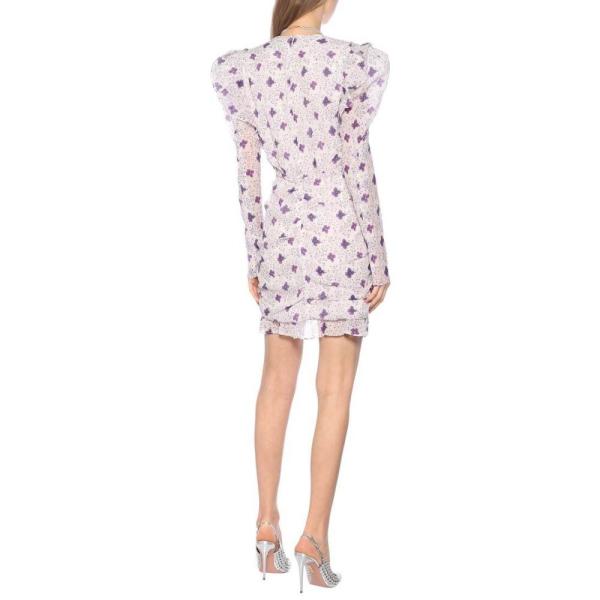 有名な高級ブランド本物 のイザベル マラン Isabel Marant レディース ワンピース ワンピース ドレス Etya Cotton And Silk Minidress White 21正規激安 の