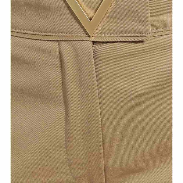ヴァレンティノ Valentino レディース ボトムス パンツ Vgold Stretch Cotton Pants Beige Uncensoredvisionary Com