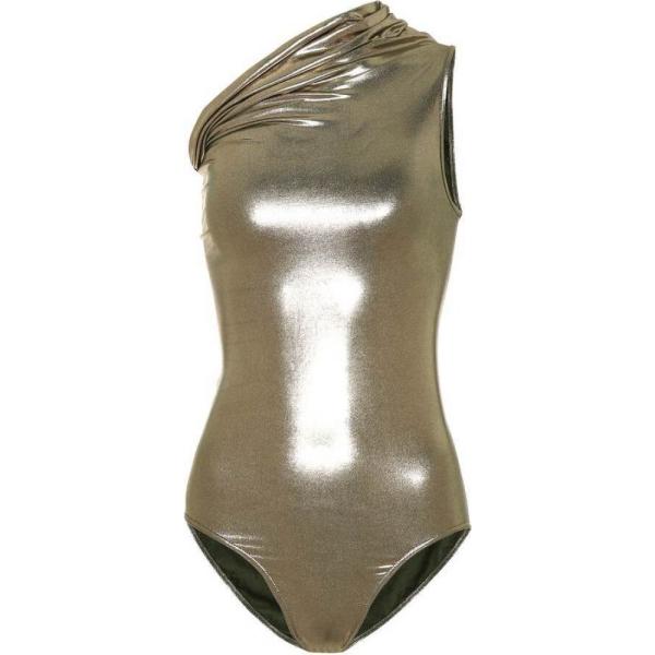 リック ファッション オウエンス Rick Owens レディース ワンピース レディース 水着 ビーチウェア Owens Metallic One Piece Swimsuit Hb4 P フェルマート Fermart 3号店