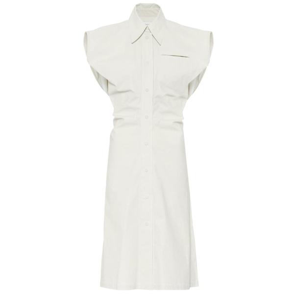 Hb4 P フェルマート Veneta レディース Midi Dress Veneta Fermart Cotton Blend ワンピース 3号店 ワンピース Bottega ヴェネタ ミドル丈 ワンピース Snow ワンピース ドレス ボッテガ