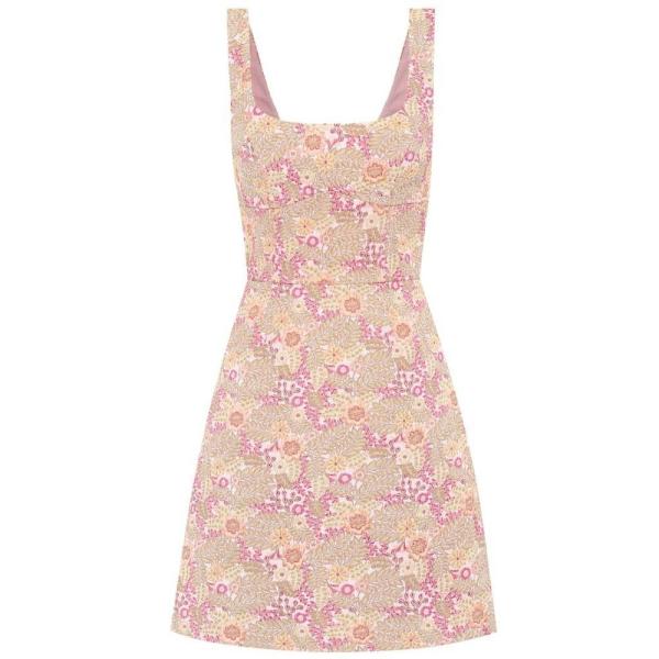 レベッカ ファッション ヴァランス Rebecca Vallance レディース ワンピース ワンピース ワンピース ドレス Stella ワンピース Brocade Minidress Pink Floral Hb4 P フェルマート Fermart 3号店