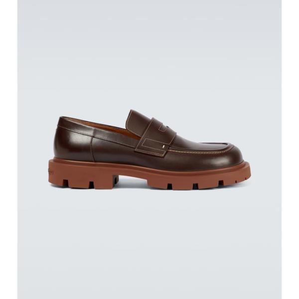 メゾン マルジェラ Maison Margiela メンズ ローファー シューズ・靴 Leather Penny Loafers Ebano/Granata