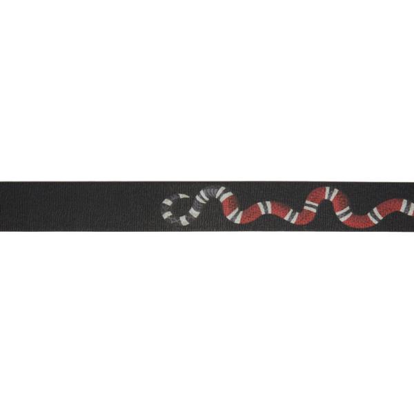 black gucci snake belt