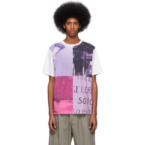 ポールスミス Paul Smith メンズ Tシャツ トップス Ssense Exclusive White Paul S Photo Ocean T Shirt Apaproduction Fr