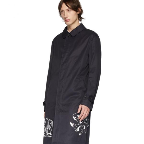 コム デ ギャルソン Comme Des Garcons Homme メンズ コート コート Des Coat アウター Navy Graffiti Coat Hc 1957m フェルマート Fermart 3号店