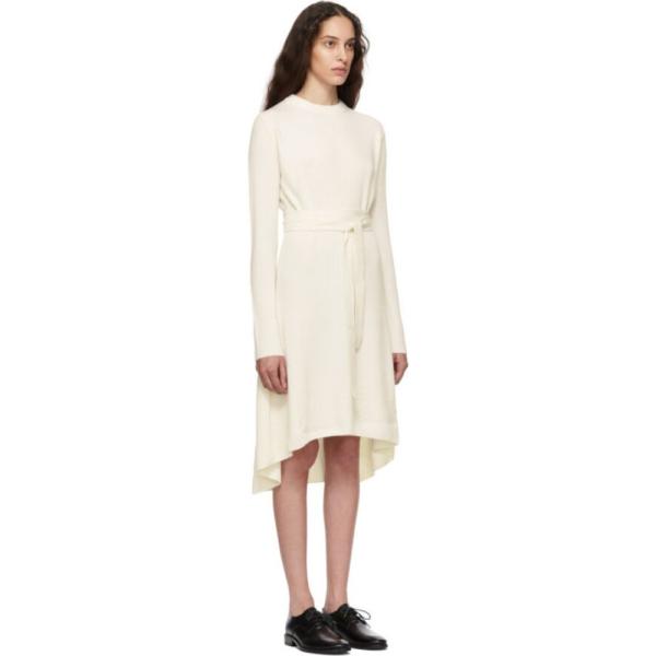 ワンピース ファッション レディース ラング ワンピース ドレス ヘルムート Off White Knit Lang Ecru Knit Dress Ecru Helmut Cashmere Hc f フェルマート Fermart 3号店