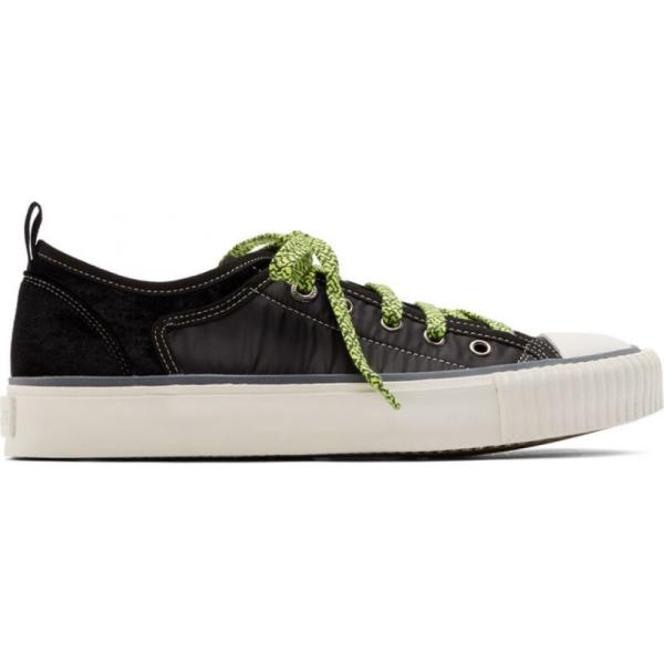スニーカー Low Top ランバン シューズ 靴 Black Lanvin シューズ 靴 Velvet Low Top Hc m フェルマート スニーカー Black Nylon Sneakers メンズ Fermart 3号店